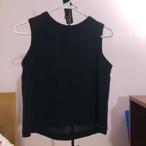 Black tank top
